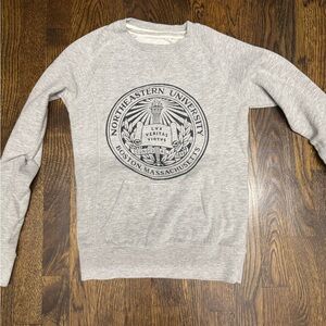 League Gray Northeastern University Sweatshirt